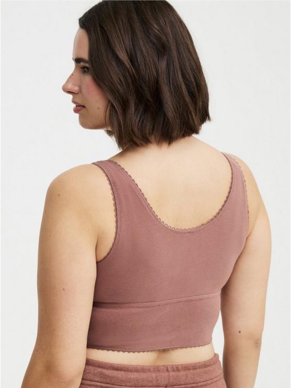 Women's Torrid Sleep Bralette in Dusty Rose - Picture 12 of 13